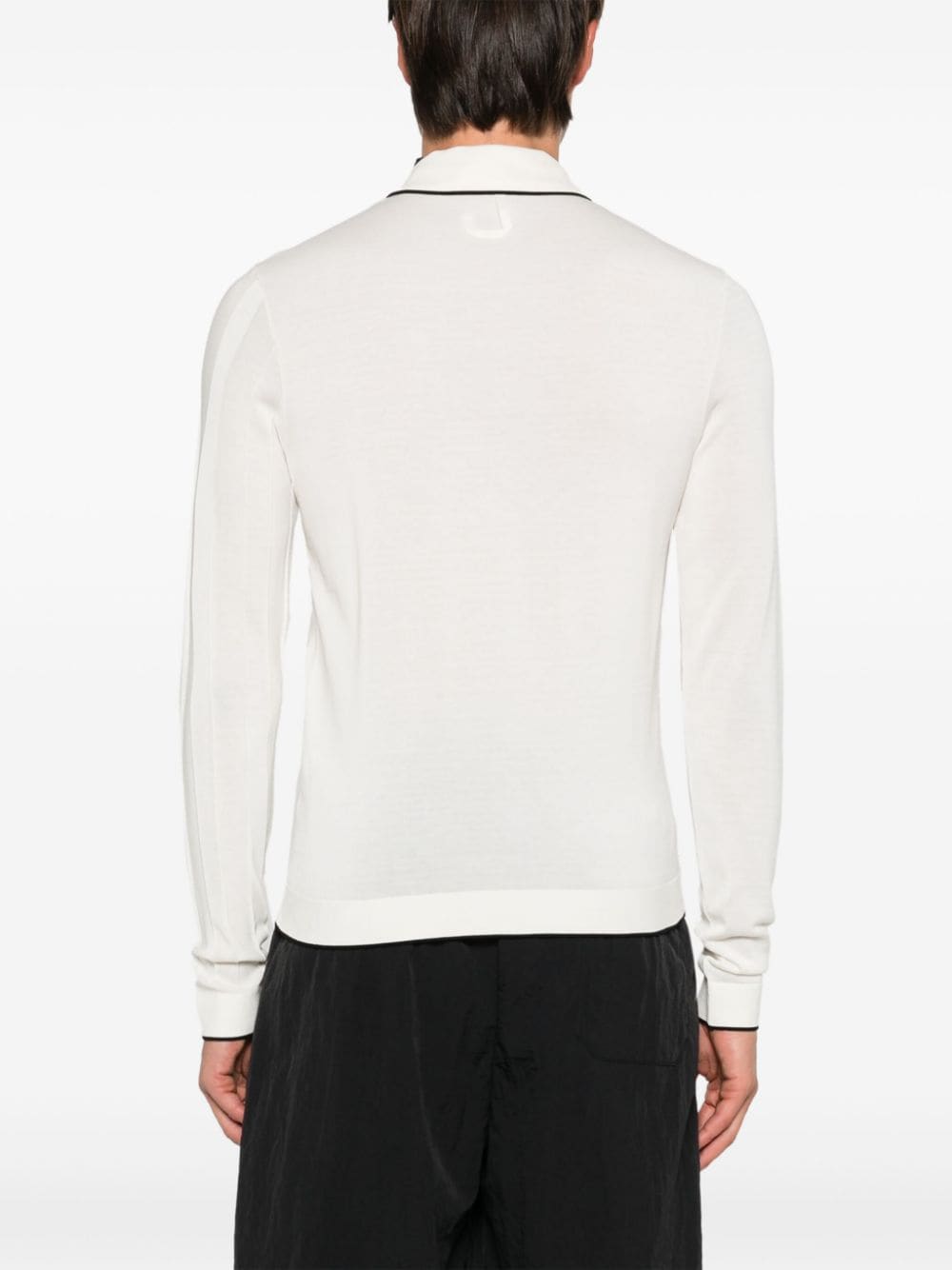 Shop Jacquemus Le Polo Tricot Polo Shirt In White