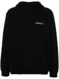 3PARADIS x Edgar Plans Chalkboard hoodie - Black