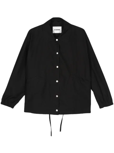 Jil Sander sobrecamisa con logo estampado