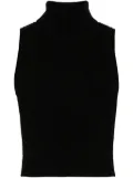 Michael Michael Kors turtleneck crop top - Black