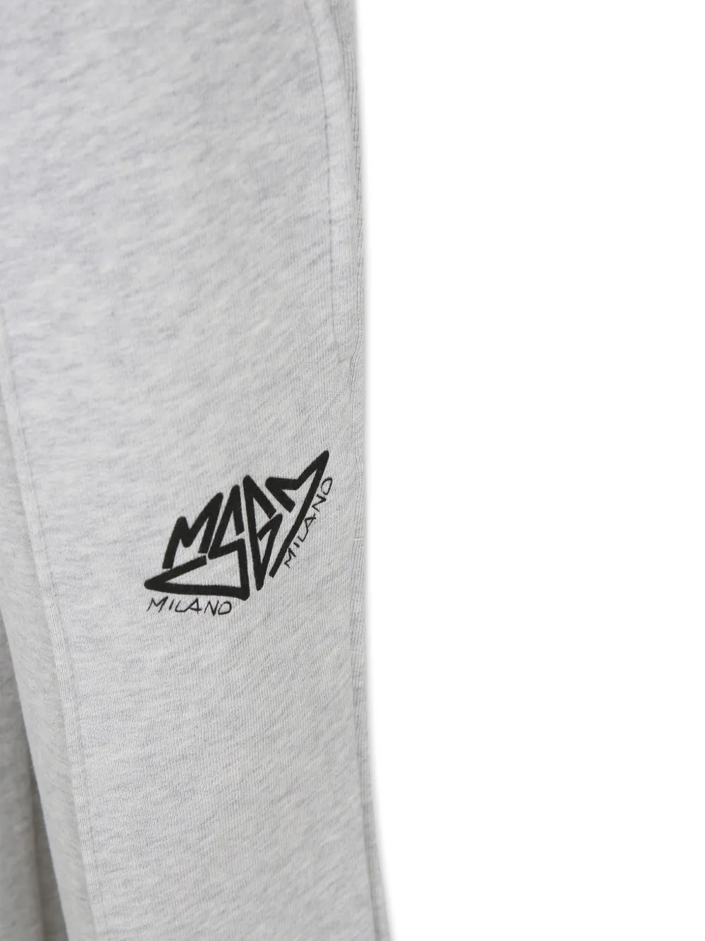 MSGM Kids Broek met logoprint Grijs