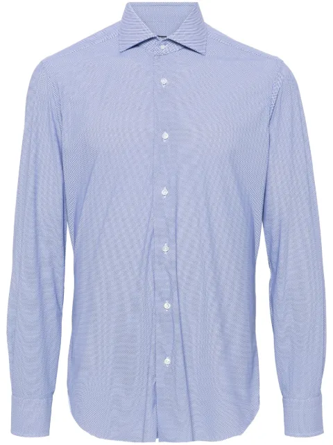 Barba geometric-pattern shirt