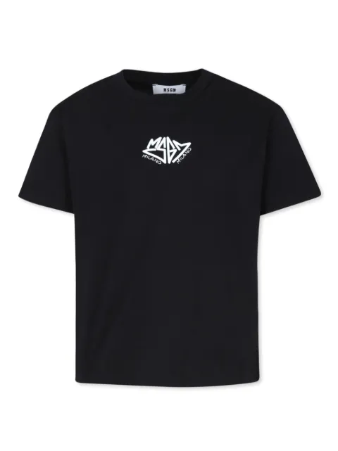 MSGM Kids logo-print cotton T-shirt