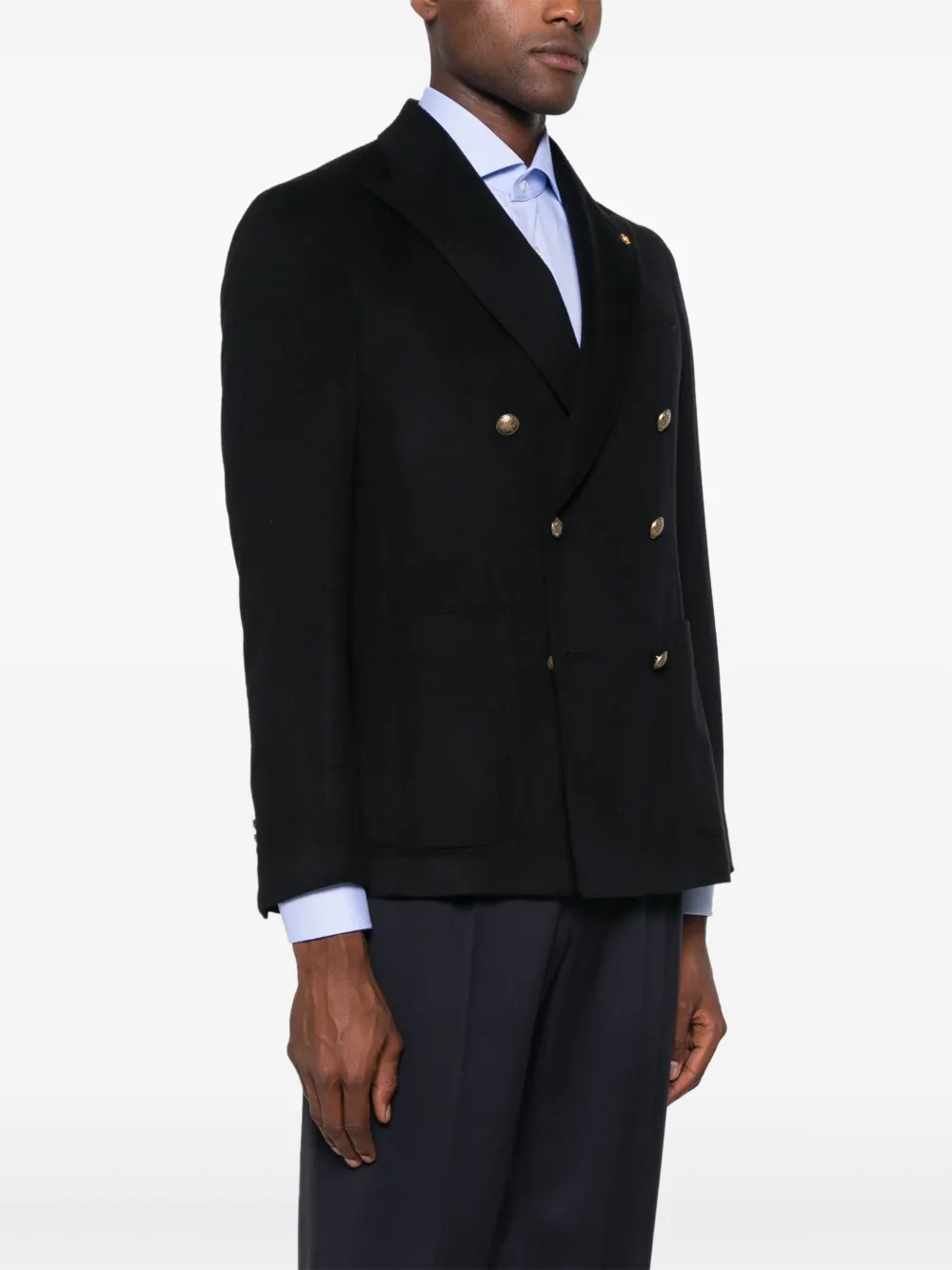 Tagliatore Blazer met broche Blauw