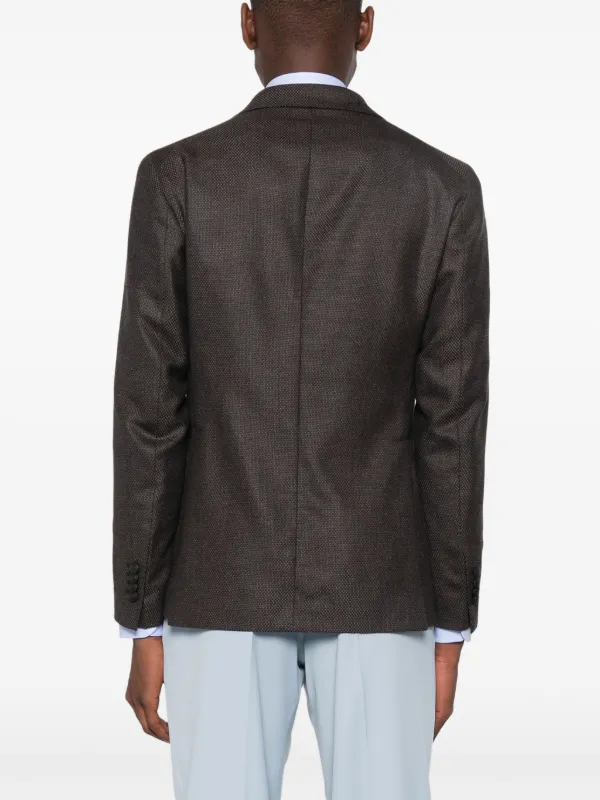 Tagliatore ブローチディテール ジャケット | ブラウン