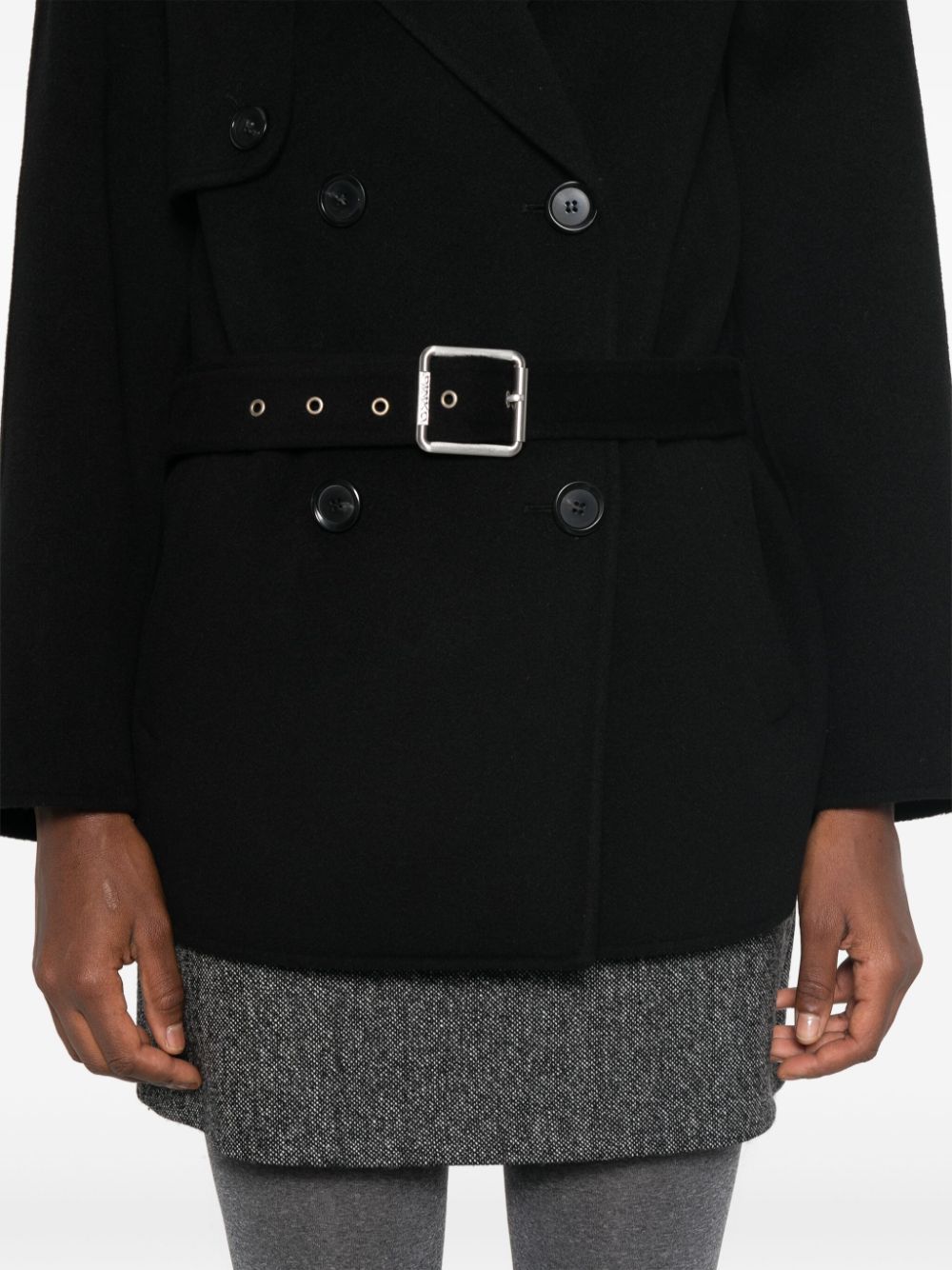 Tagliatore double-breasted belted coat Women