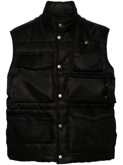 MM6 Maison Margiela chaleco con costura del logo