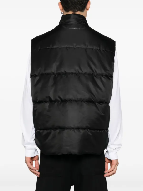 MM6 Maison Margiela シングルステッチ ベスト | ブラック