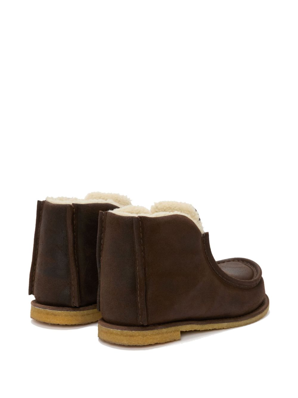 JW Anderson padded ankle boots Brown