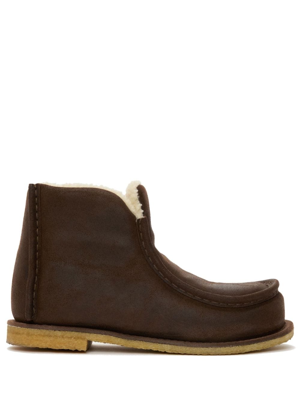 JW Anderson padded ankle boots Brown