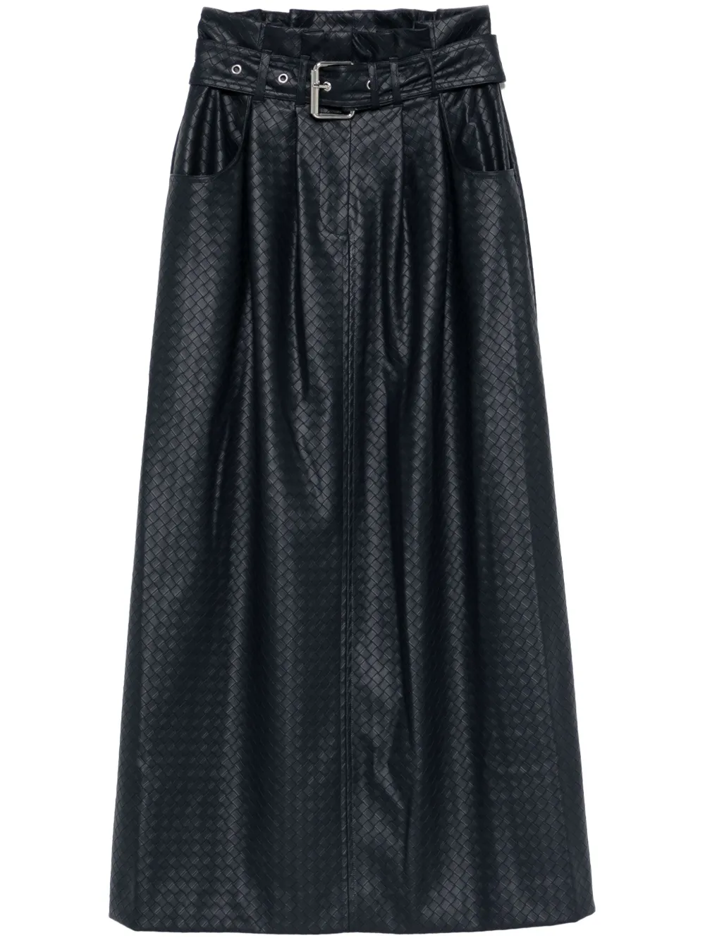 Rotate Birger Christensen Rotate Birgerchristensen Braided Skirt In Blau