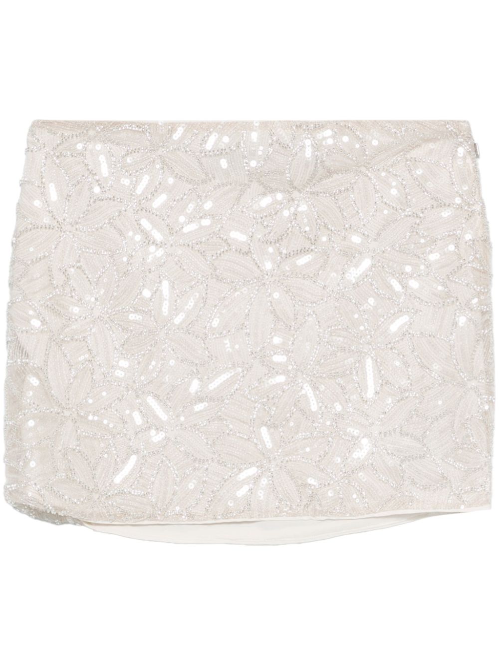 ROTATE BIRGER CHRISTENSEN SEQUIN EMBELLISHED MINI SKIRT 