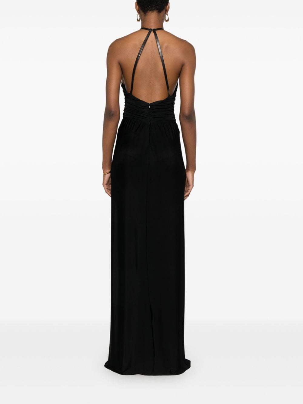 TOM FORD JERSEY V-NECK MAXI DRESS 