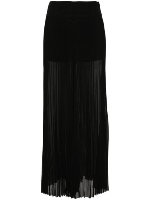 Karl Lagerfeld high-rise pleated trousers