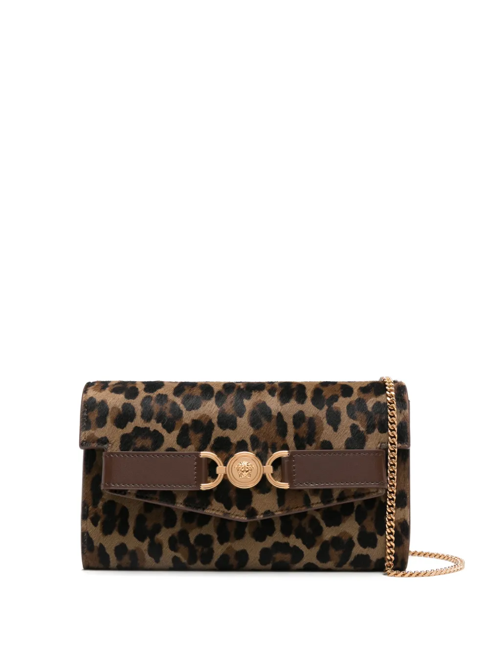 Versace leopard print Clutch Bag Farfetch