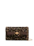 Versace leopard-print clutch bag - Brown