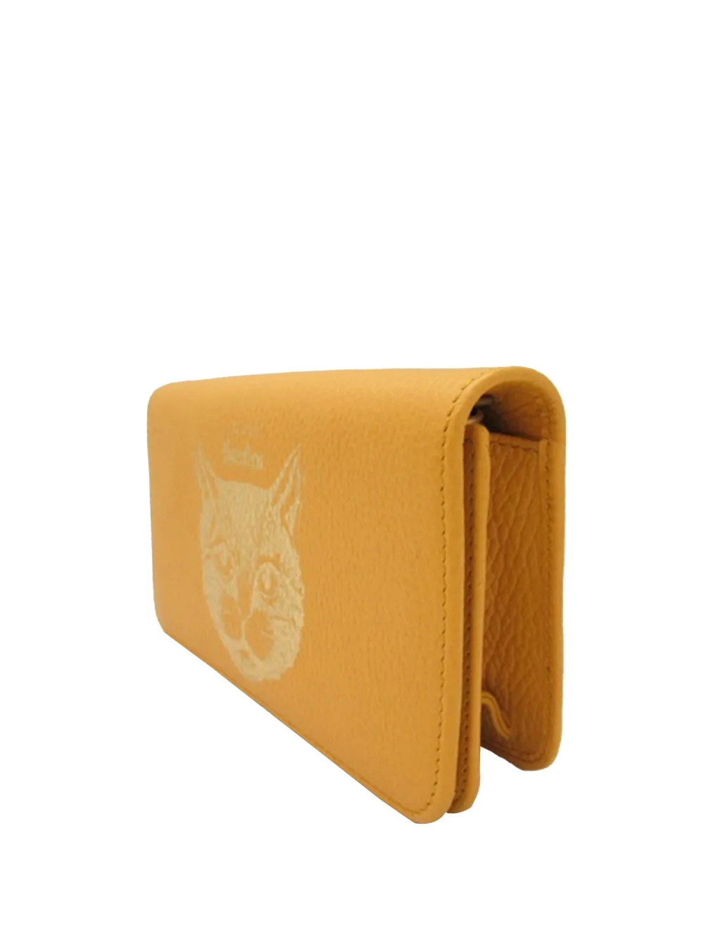 Gucci PreOwned 21st Century Garden Mystic Cat チェーンウォレット イエロー