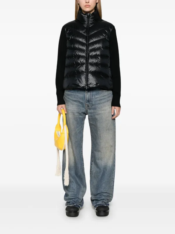 Moncler logo-appliqué Jacket | Black | FARFETCH
