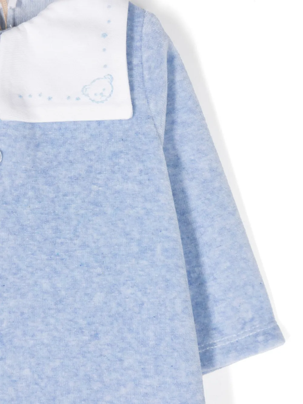 Patachou Pyjama met logoplakkaat Blauw