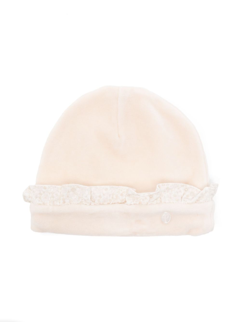 Patachou ruffle-trim beanie - Neutrals