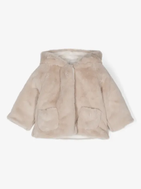 Patachou faux-fur jacket