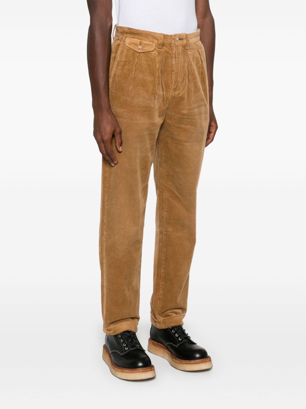 Shop Polo Ralph Lauren Whitman Trousers In Brown