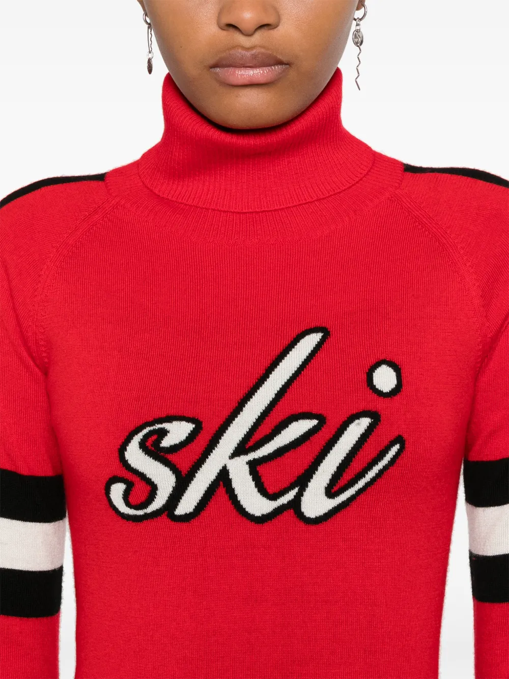 Shop Perfect Moment Piste Sweater In Purple