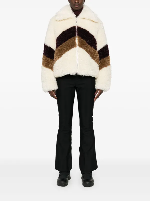 【THINK FUR】Popcorn Fur Raglan Jacket THINK FUR】Popcorn Fur Raglan Jacket Purple Holographic