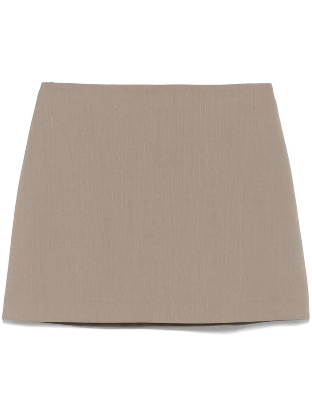 tailored mini skirt