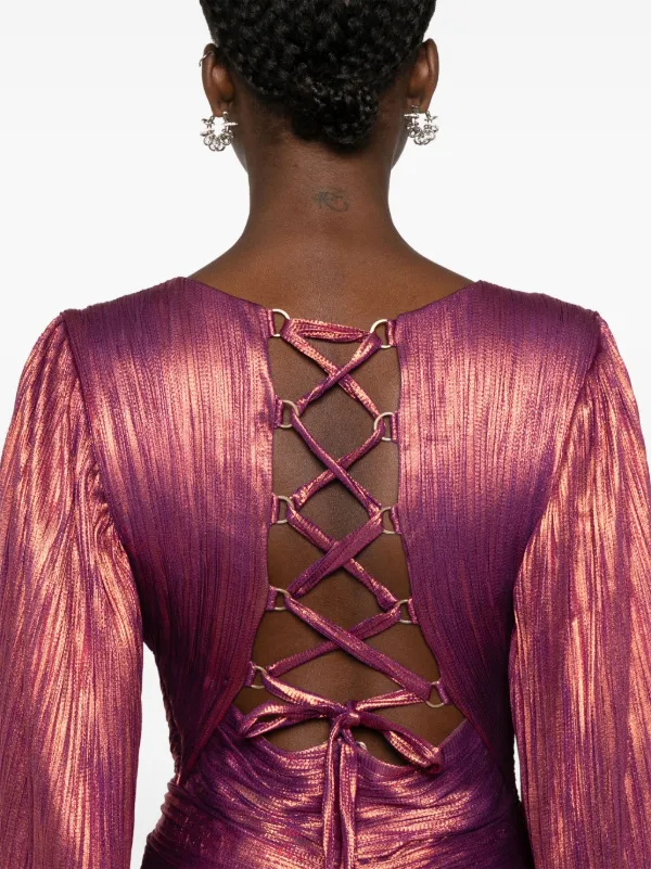 Maria Lucia Hohan Alana Gown | Purple | FARFETCH AO Maria Lucia Hohan Alana Gown | Purple | FARFETCH AO