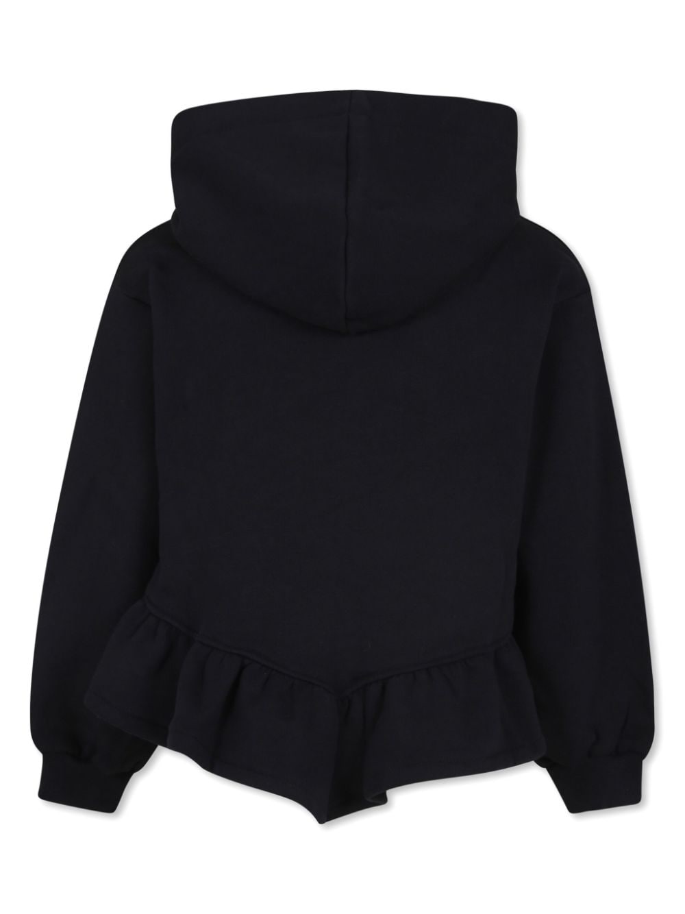 MSGM Kids logo-print hoodie - Zwart