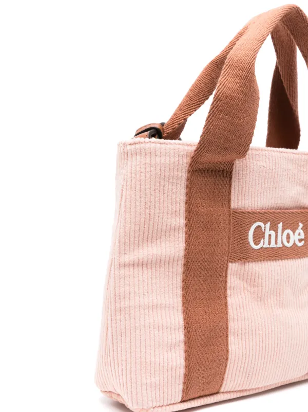 Chloé Kids ロゴ ショルダーバッグ | ピンク | FARFETCH JP