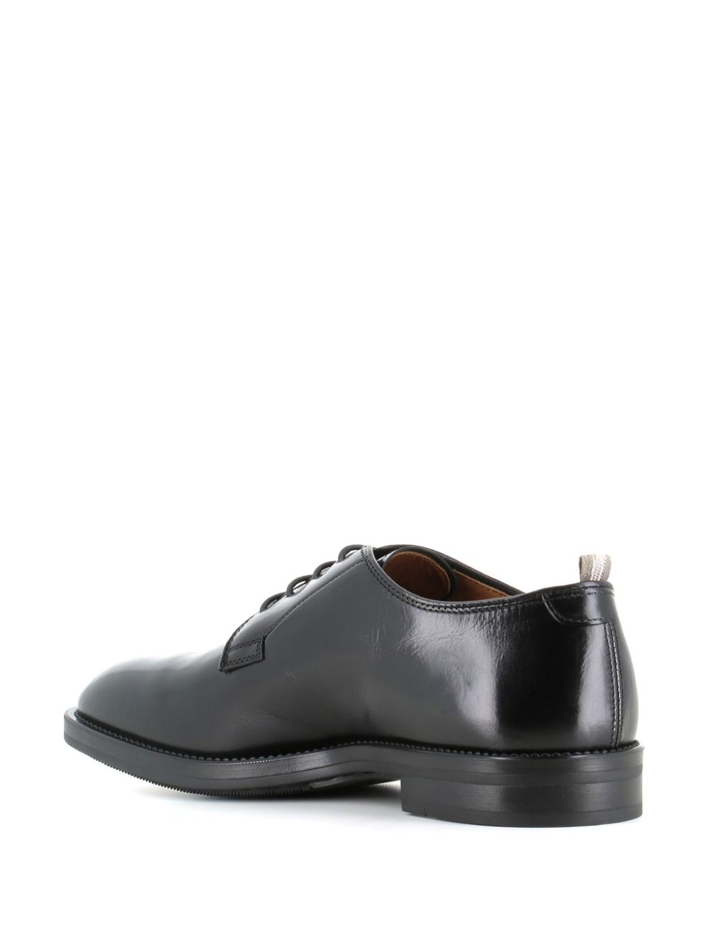 Officine Creative Leren Derby veterschoenen Zwart