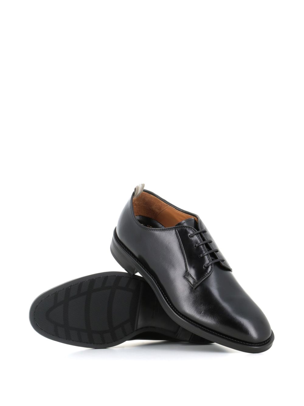 Officine Creative Leren Derby veterschoenen Zwart