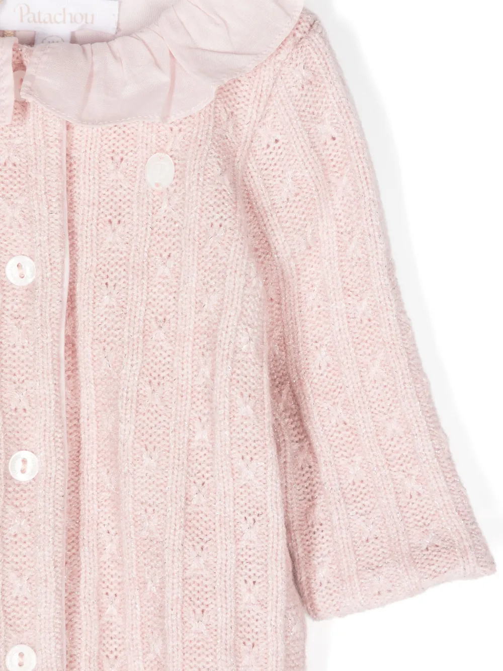 Patachou Romper met logoplakkaat Roze