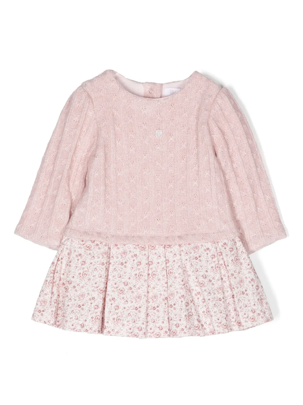 Patachou Jurk met bloe print Roze