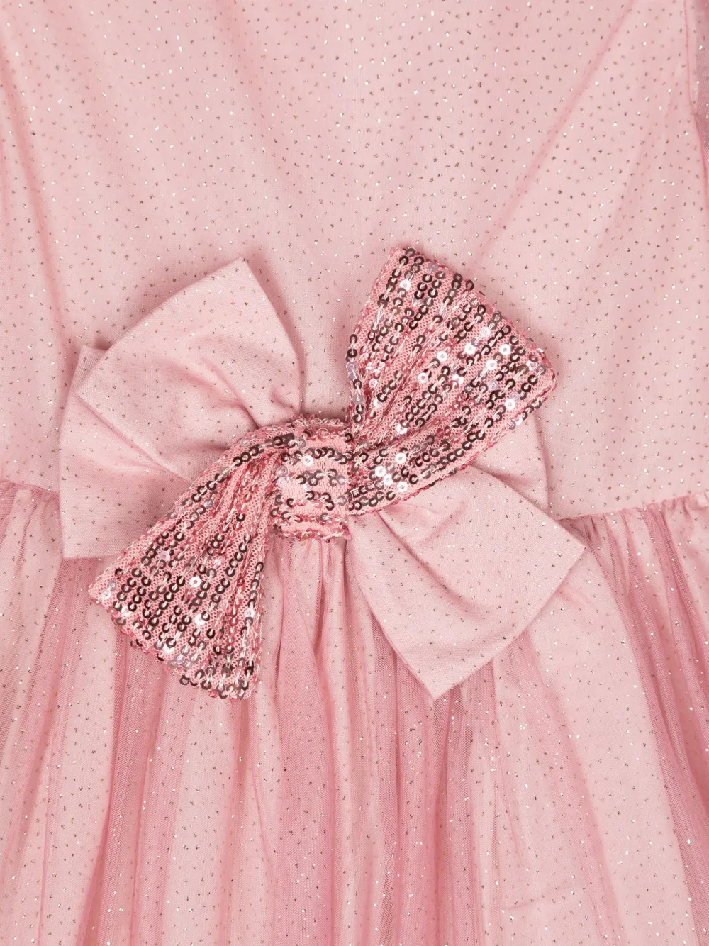 Patachou Jurk met strikdetail Roze