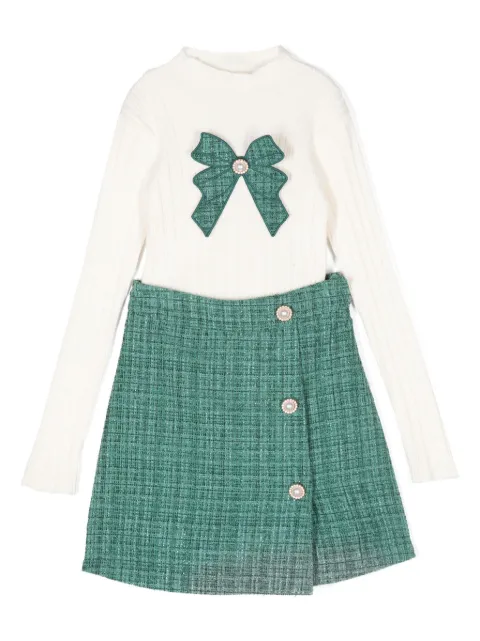 Patachou set de falda de tweed