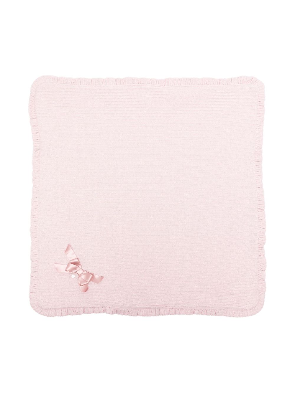 Patachou fine-knit blanket - Pink