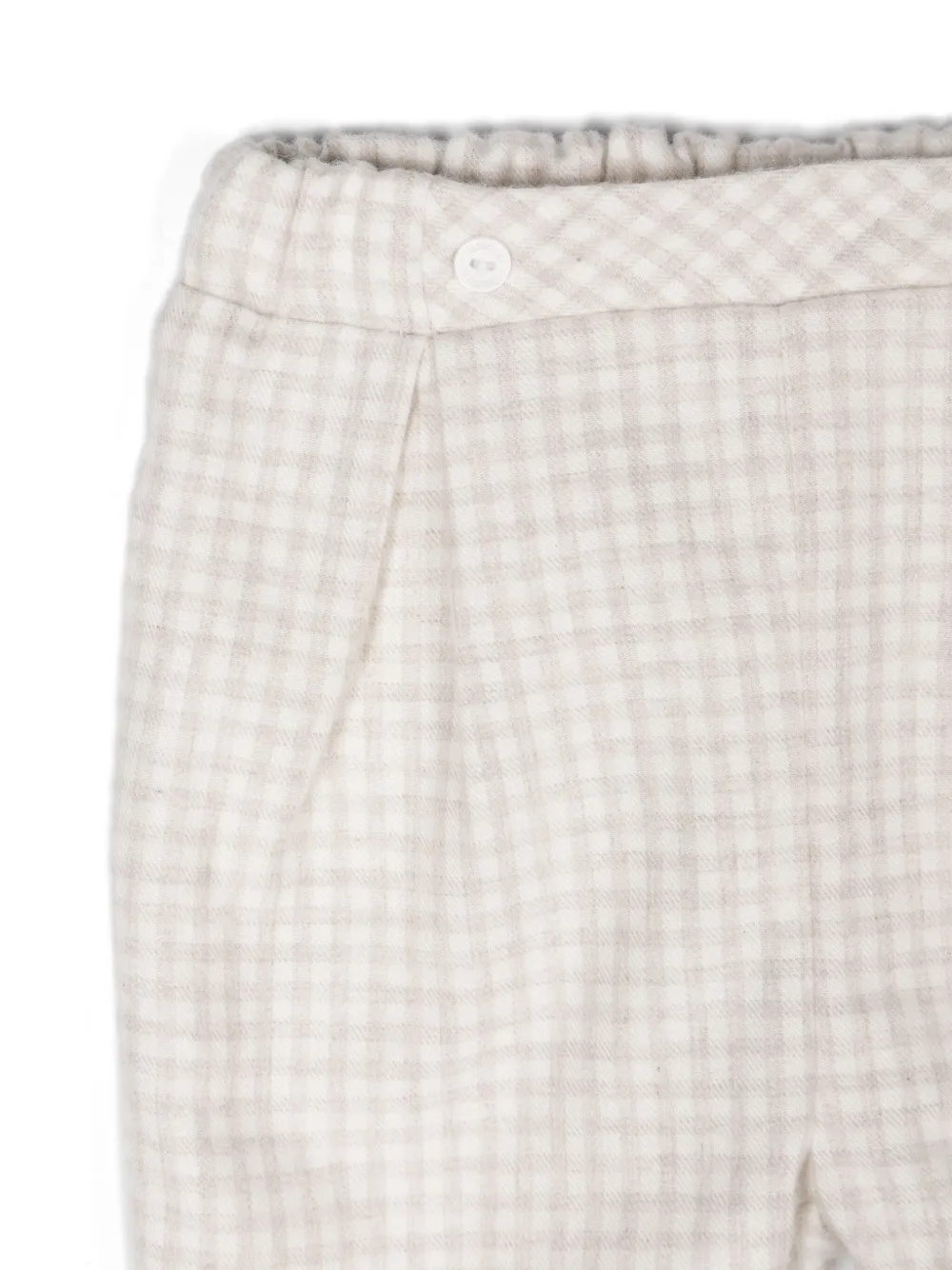 Patachou Broek set met gingham ruit Wit