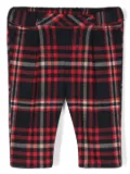 Patachou tartan-check trousers - Black