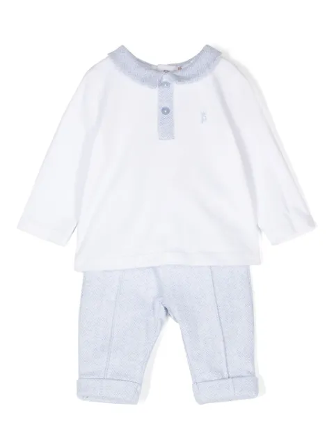 Patachou pantalones tejidos con logo bordado
