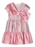 Patachou bow-detail dress - Pink