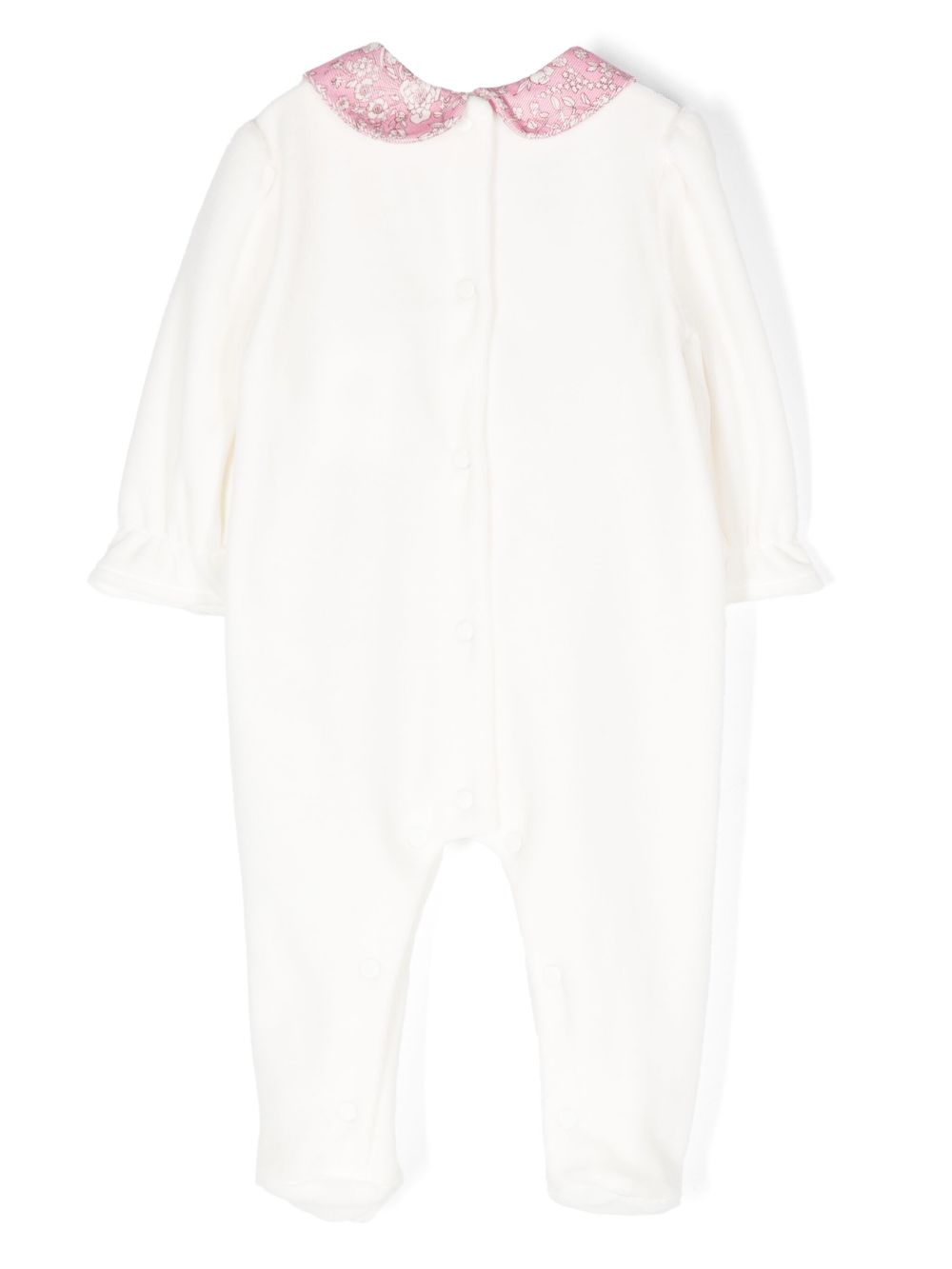 Patachou logo-plaque pajamas - White