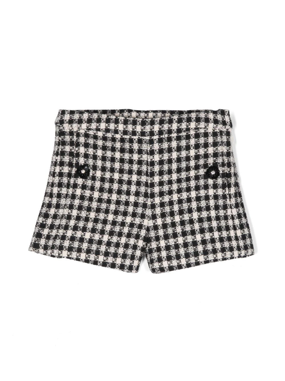 Patachou Shorts met bloe applicatie Zwart