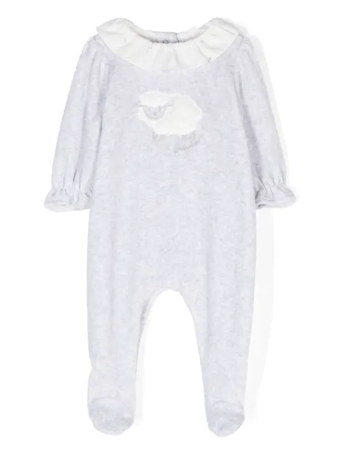 Patachou sheep-embroidered pajamas