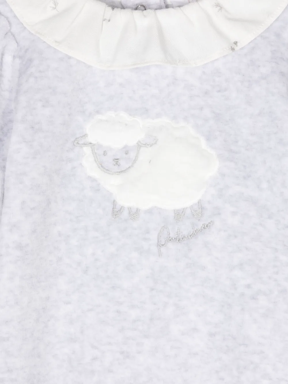 Patachou Pyjama met geborduurd schaap Grijs