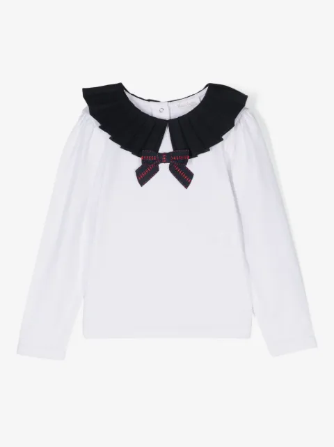 Patachou bow-detailed T-shirt 