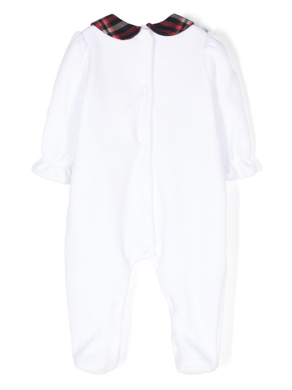 Patachou logo-plaque pajamas - White