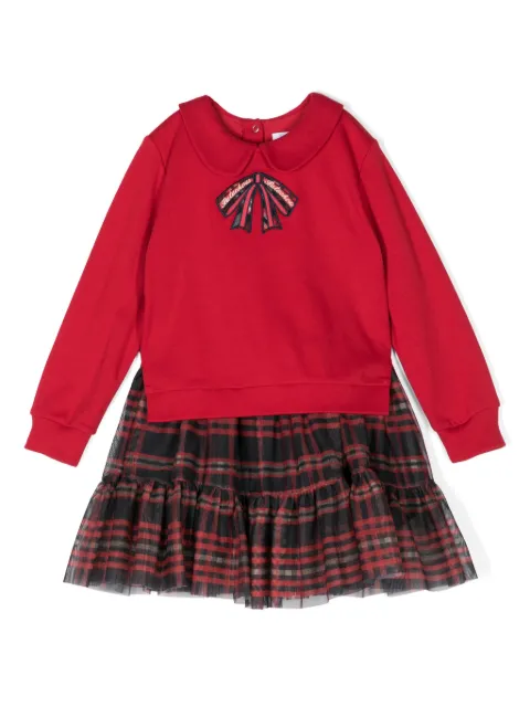 Patachou bow-motif dress
